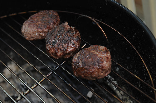 Lamb Burgers with Cilantro Yogurt