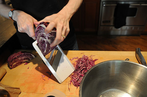 Burger With Spicy Slaw