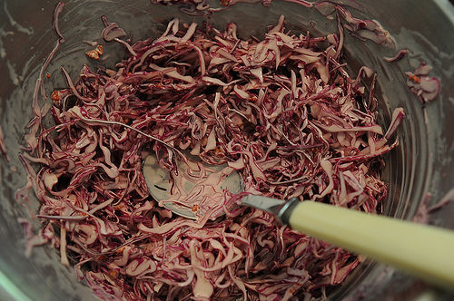 Burger With Spicy Slaw