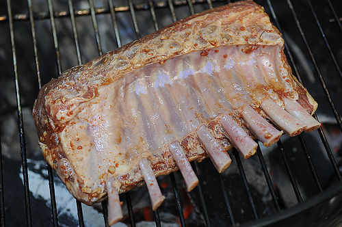 Grilled Rack of Lamb Asian Salad