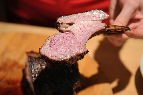 Grilled Rack of Lamb Asian Salad