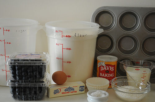 Mom's Blueberry-Coconut Muffins