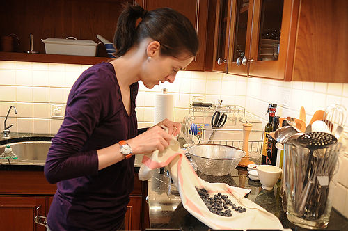 Mom's Blueberry-Coconut Muffins