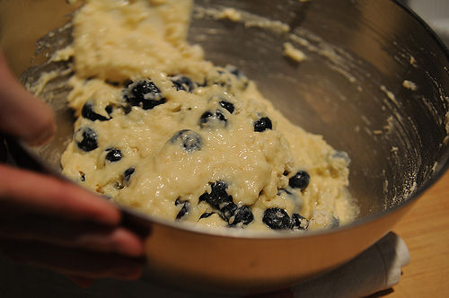 Mom's Blueberry-Coconut Muffins