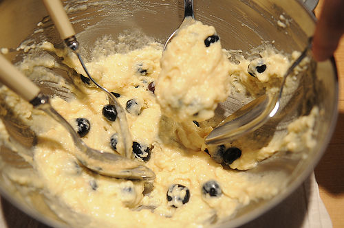 Mom's Blueberry-Coconut Muffins