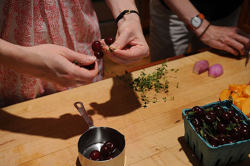 Roasted Duck Breast with Sour Cherries
