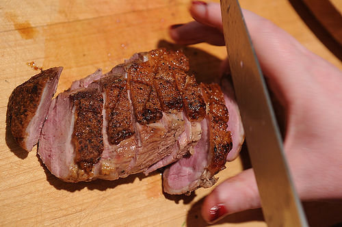Roasted Duck Breast with Sour Cherries