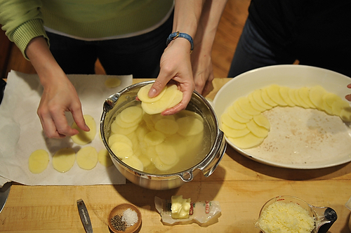 Potato Leek Au Gratin