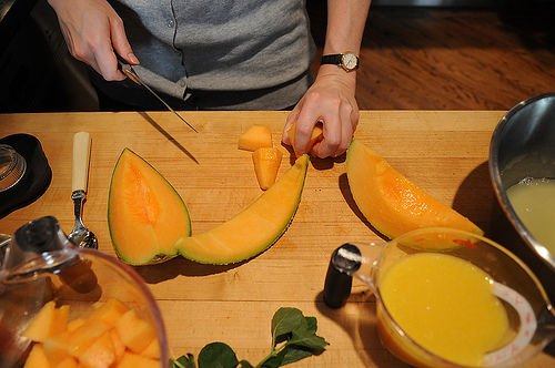 Chilled Cantaloupe Soup