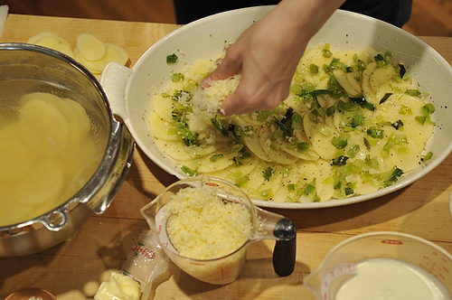 Potato Leek Au Gratin
