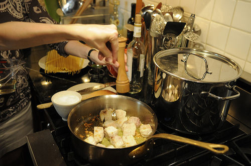 The (Not Barefoot) Contessa's Fish Pasta