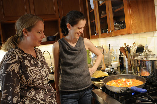 The (Not Barefoot) Contessa's Fish Pasta