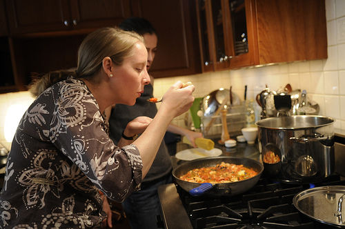 The (Not Barefoot) Contessa's Fish Pasta