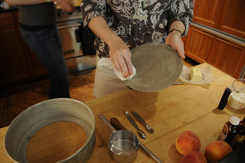 Simple Summer Peach Cake