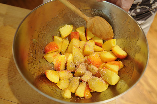 Simple Summer Peach Cake
