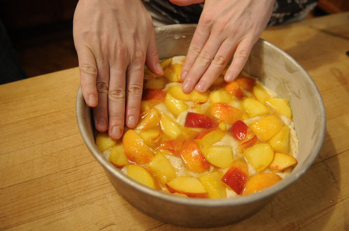 Simple Summer Peach Cake