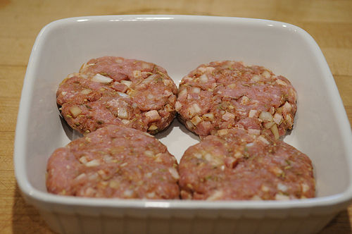 Smoky Pork Burgers with Fennel and Red Cabbage Slaw