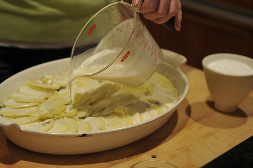 Potato Leek Au Gratin