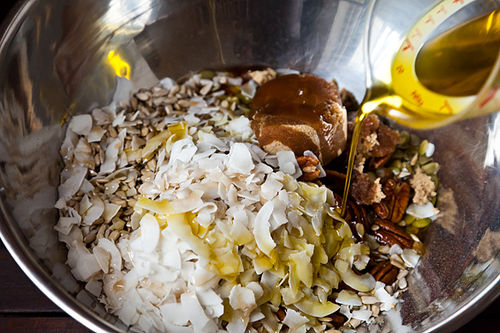 Nekisia Davis' Olive Oil and Maple Granola