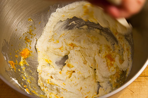 Orange Ricotta Pillows with Lillet Kumquat Compote
