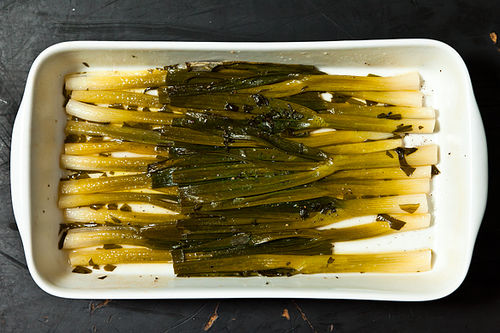 Molly Stevens' Sweet Braised Whole Scallions