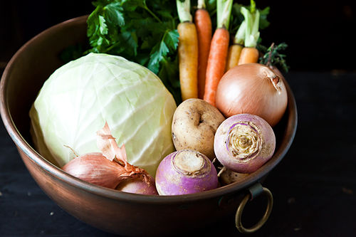 Suzanne Goin's Corned Beef and Cabbage with Parsley-Mustard Sauce