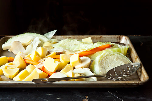 Suzanne Goin's Corned Beef and Cabbage with Parsley-Mustard Sauce