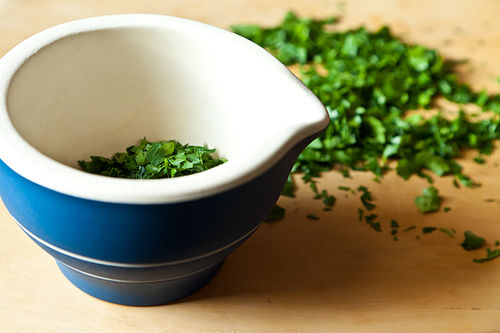 Suzanne Goin's Corned Beef and Cabbage with Parsley-Mustard Sauce