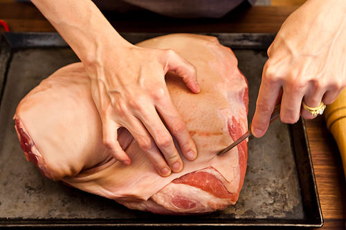 Matilda, Maple & Garlic Pork Shoulder with Crispy Skin