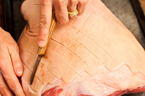 Matilda, Maple & Garlic Pork Shoulder with Crispy Skin