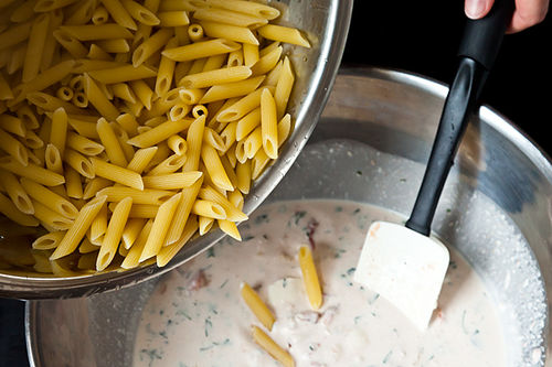Al Forno's Penne with Tomato, Cream & Five Cheeses