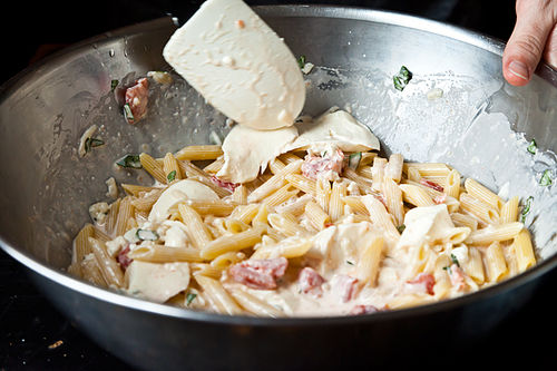Al Forno's Penne with Tomato, Cream & Five Cheeses