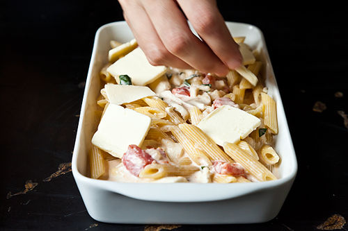 Al Forno's Penne with Tomato, Cream & Five Cheeses