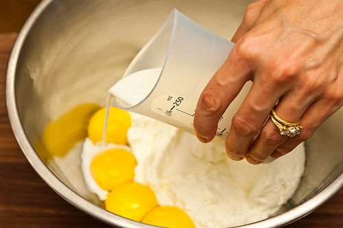 Ricotta Hotcakes with Maple Butter