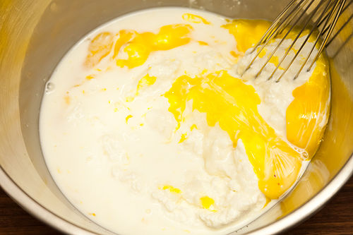 Ricotta Hotcakes with Maple Butter