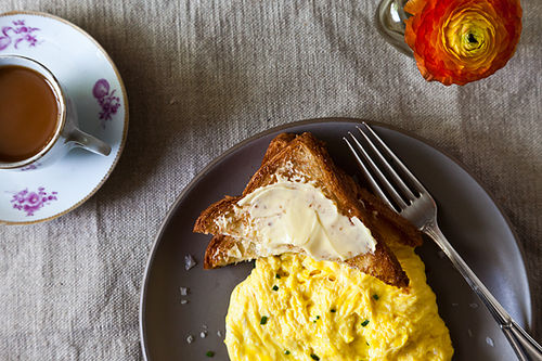 Daniel Patterson's Poached Scrambled Eggs