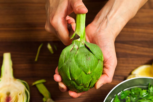 Artichoke Stew with Bonus Appetizer