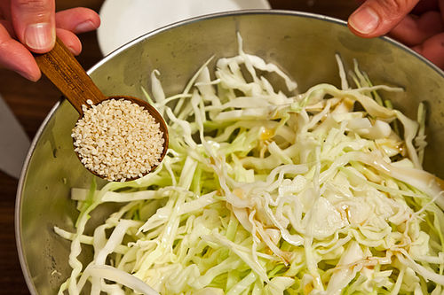 Fried Avocado Tacos with Sesame and Lime