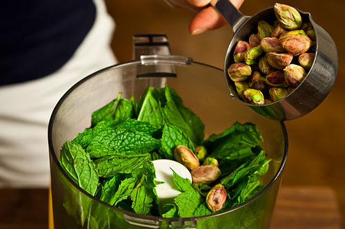 Mint-Pistachio Pesto