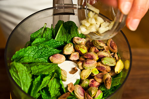 Mint-Pistachio Pesto