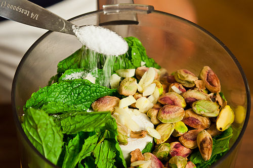 Mint-Pistachio Pesto