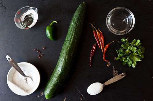 Jeffrey Alford & Naomi Duguid's Spicy Cucumber Salad