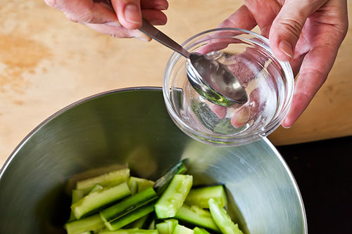 Jeffrey Alford & Naomi Duguid's Spicy Cucumber Salad