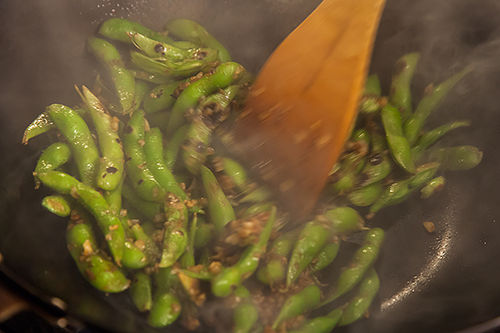 Black Bean Orange Peel Edamame
