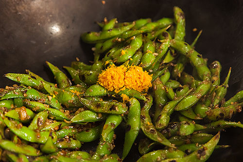Black Bean Orange Peel Edamame