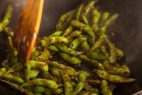 Black Bean Orange Peel Edamame