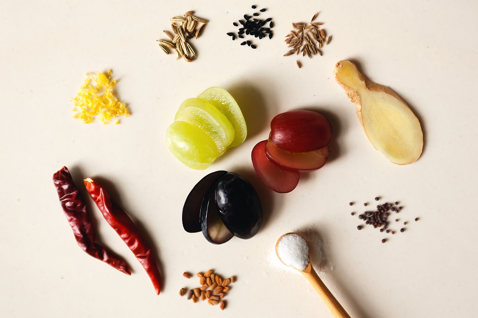 Grapechutney-ingredients