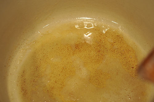 Caramel Rice Pudding with Brown Butter and Creme Fraiche