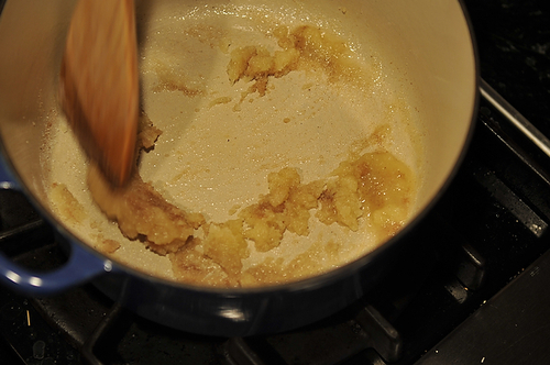 Caramel Rice Pudding with Brown Butter and Creme Fraiche