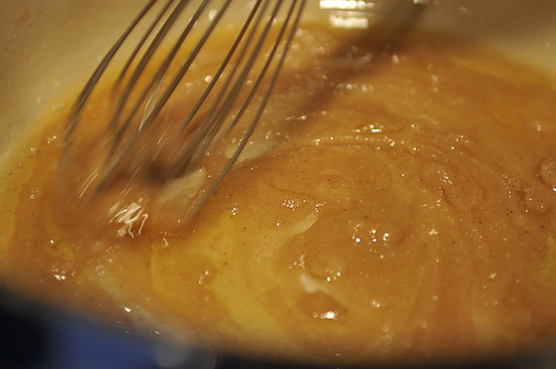 Caramel Rice Pudding with Brown Butter and Creme Fraiche